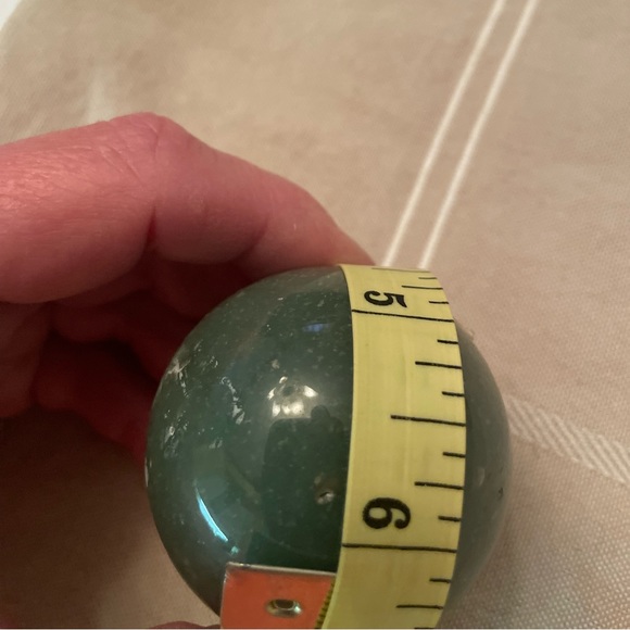 Hand crafted Tealight/sphere holder with a matching 6” green adventurine sphere. - Picture 6 of 6